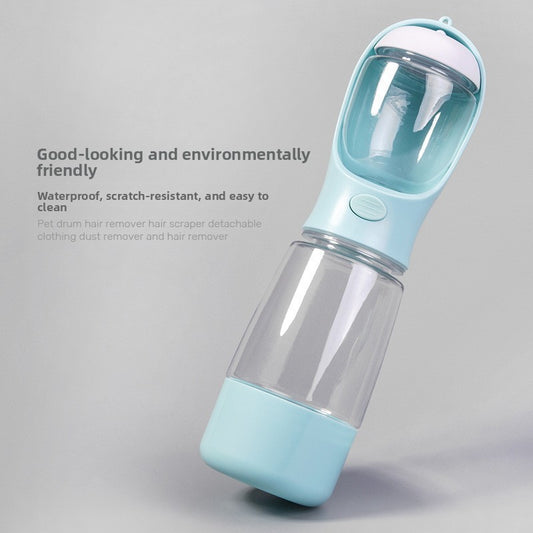 Dog outdoor water cup, 3-in-1 food and water bowl