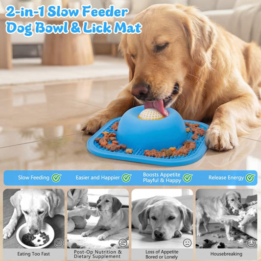 Slow Feeder Pet Lick Bowl