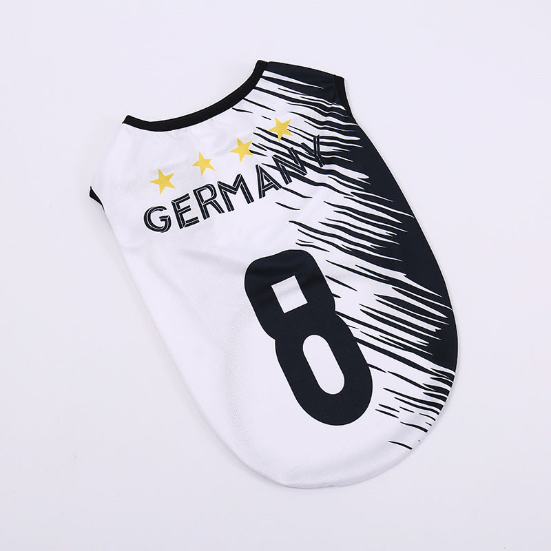 Football Team Dog Jersey Vest