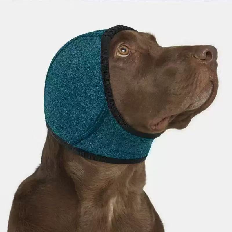 Premium Dog Calming Hood | Noise-Reducing, Waterproof Ear Protection for Swimming, Grooming & Travel