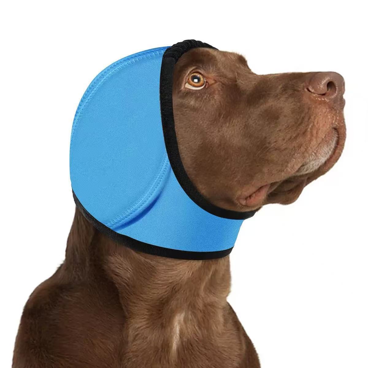 Premium Dog Calming Hood | Noise-Reducing, Waterproof Ear Protection for Swimming, Grooming & Travel
