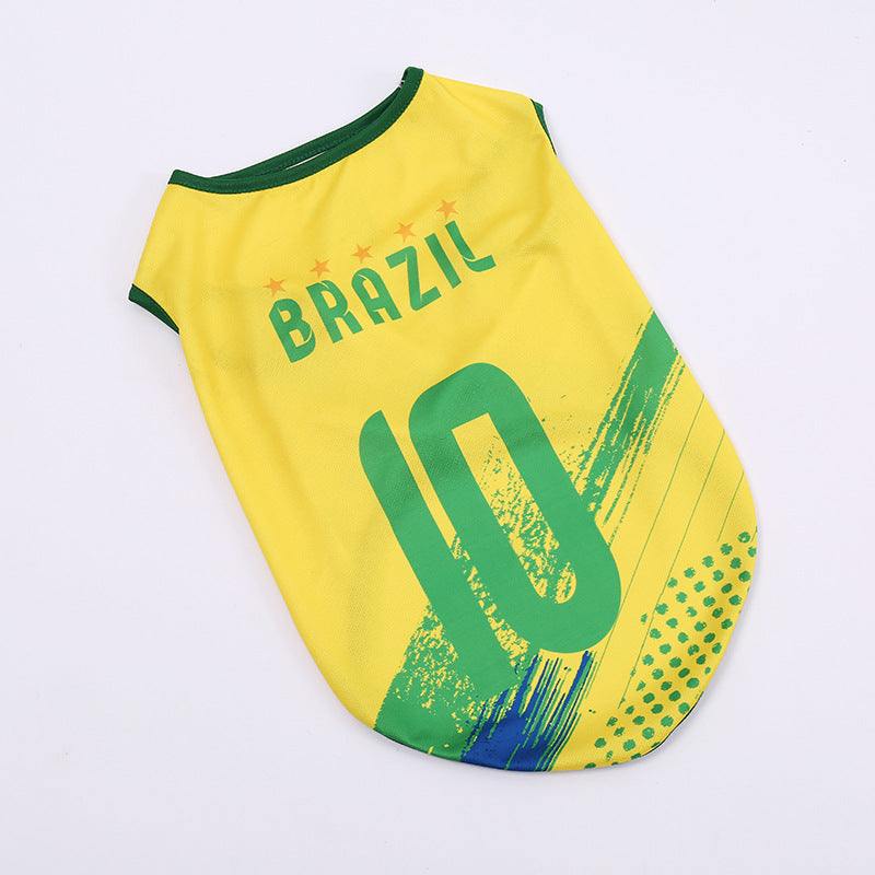 Football Team Dog Jersey Vest