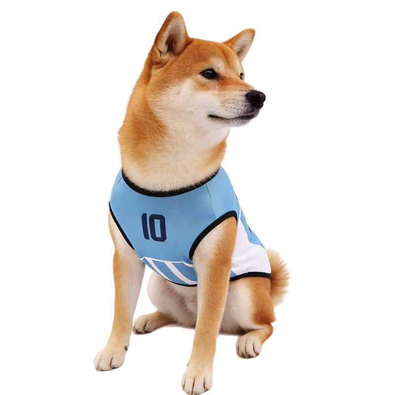 Football Team Dog Jersey Vest