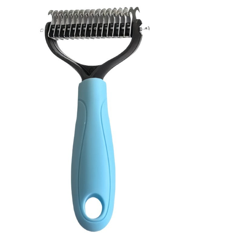 Double-Sided Pet Dematting & Grooming Comb (Cats & Dogs)