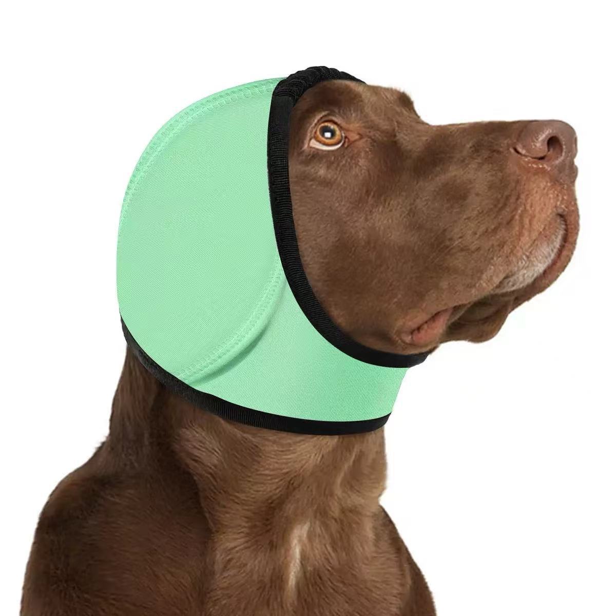 Premium Dog Calming Hood | Noise-Reducing, Waterproof Ear Protection for Swimming, Grooming & Travel