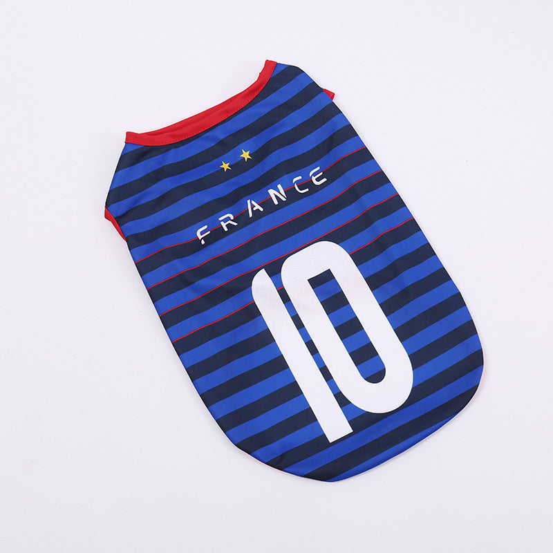 Football Team Dog Jersey Vest