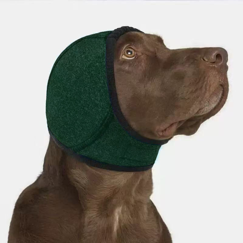 Premium Dog Calming Hood | Noise-Reducing, Waterproof Ear Protection for Swimming, Grooming & Travel