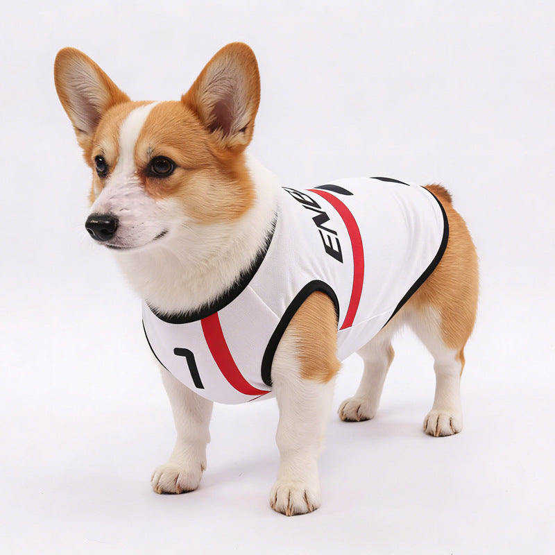 Football Team Dog Jersey Vest